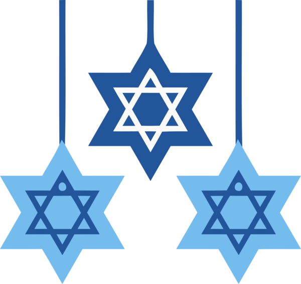 Hanukkah Electric Blue Design Pattern For Happy Traditions Transparent PNG Image