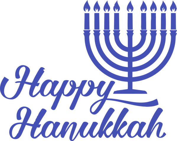 Hanukkah Menorah Candle Holder For Eve Transparent PNG Image