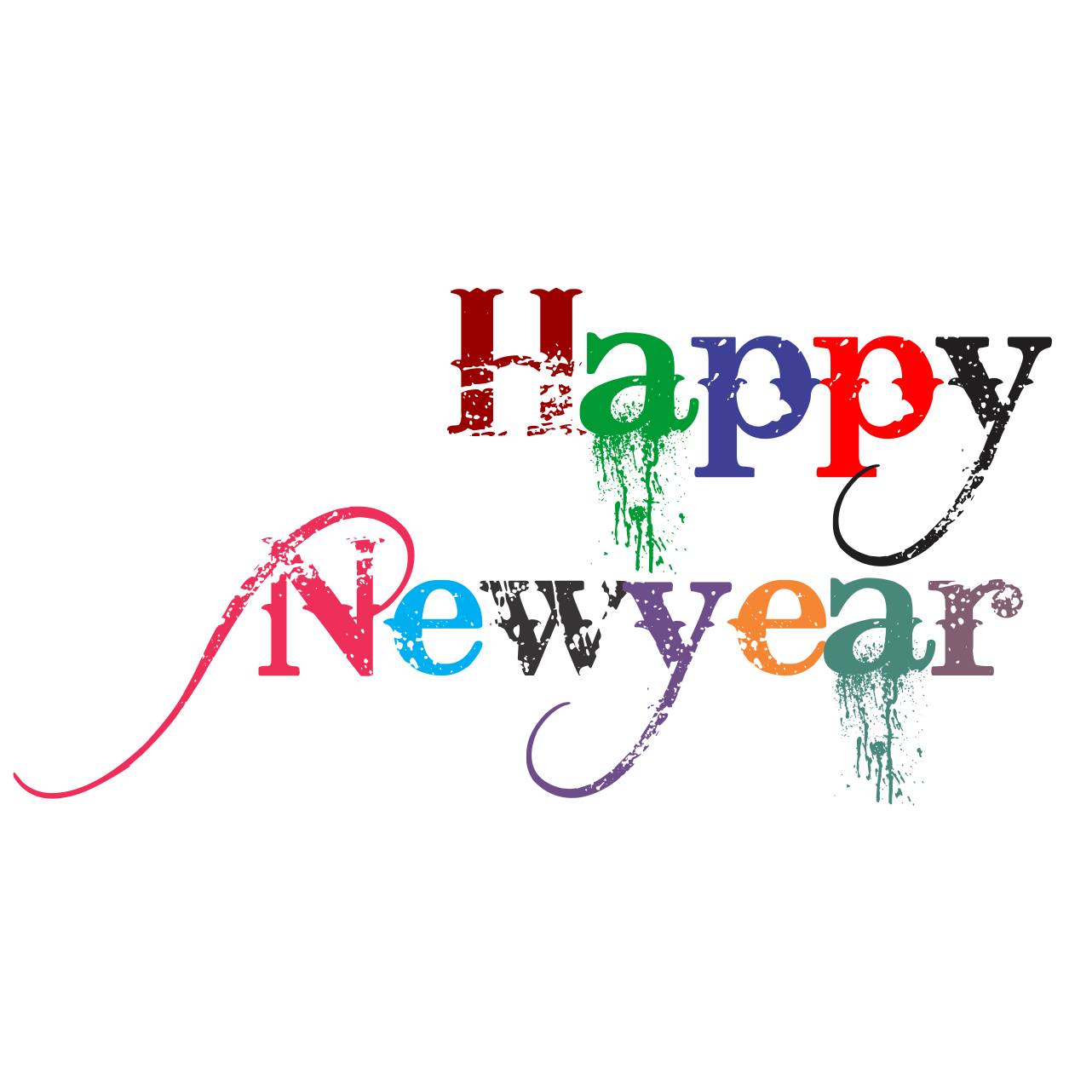 Happy New Year Png Hd Transparent PNG Image