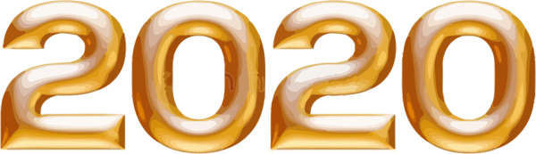 New Year Number Font Symbol For Happy 2020 Gifts Transparent PNG Image