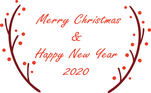 New Year Text Font Heart For Happy 2020 Party Near Me Transparent PNG Image