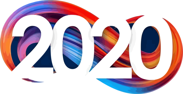 New Year Text Font Line For Happy 2020 Events Near Me Transparent PNG Image