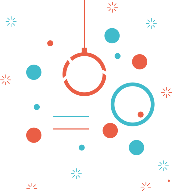 New Year 2020 Text Line Circle For Happy Eve Party Transparent PNG Image