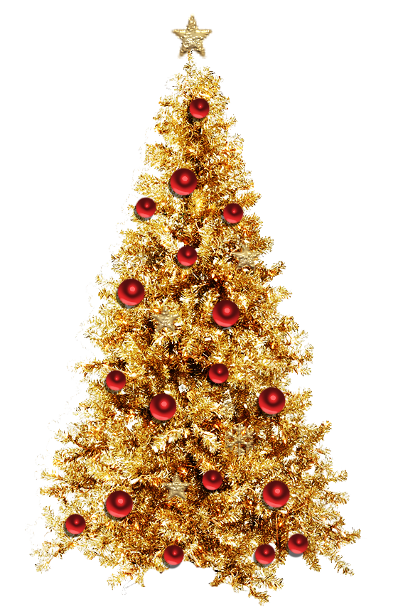 Santa Claus Christmas Tree Decoration For Cake Transparent PNG Image