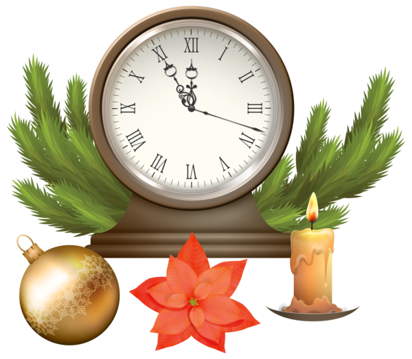 Christmas Clock Public Holiday Ornament Wall For Events Near Me Transparent PNG Image