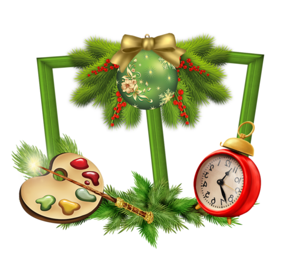 Alarm Clocks Clock Christmas Ornament Fir Pine Family For Goals Transparent PNG Image