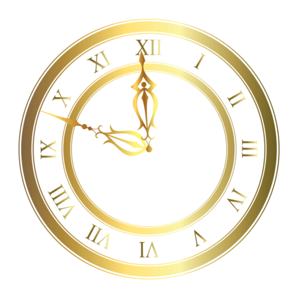 Clock New Year Christmas Material Area For Holiday Transparent PNG Image