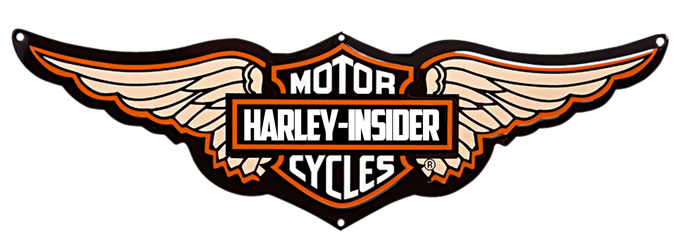 Harley Davidson Logo Wings Png Transparent PNG Image