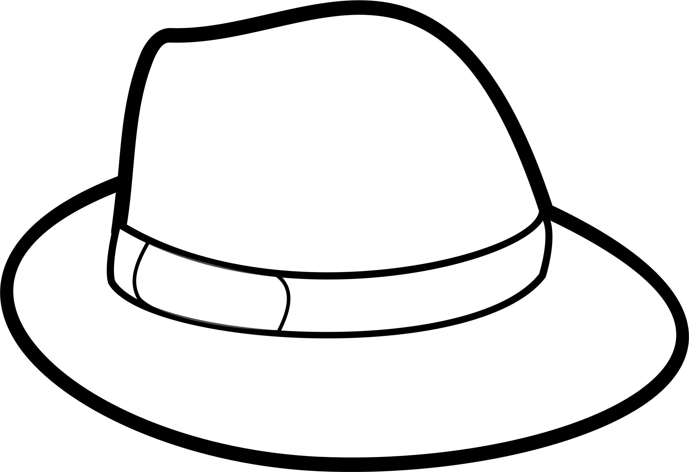 White Vector Hat Free Download Image Transparent PNG Image