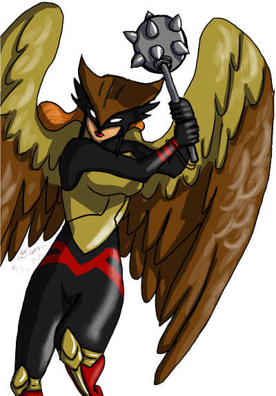 Hawkgirl Transparent PNG Image