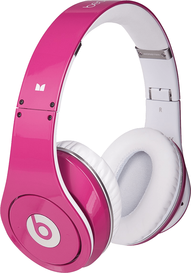 Pink Headphones Png Image Transparent PNG Image