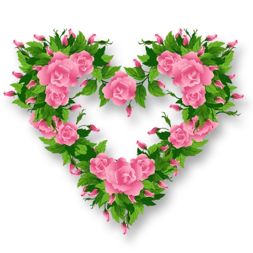 Rose Heart PNG File HD Transparent PNG Image