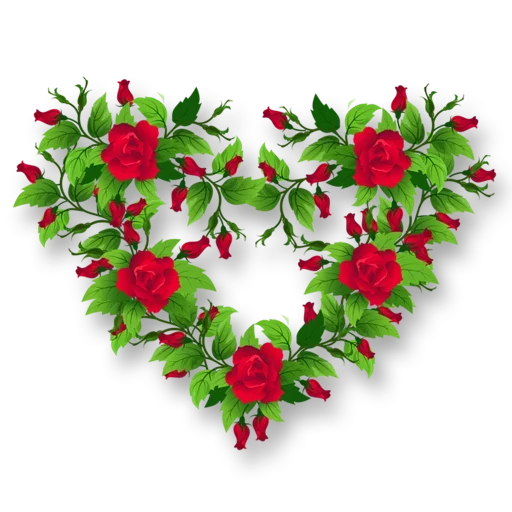 Rose Heart PNG Download Free Transparent PNG Image