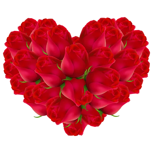 Rose Pic Heart PNG Free Photo Transparent PNG Image