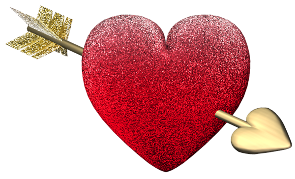 Heart Valentines Day Arrow Free Photo Transparent PNG Image