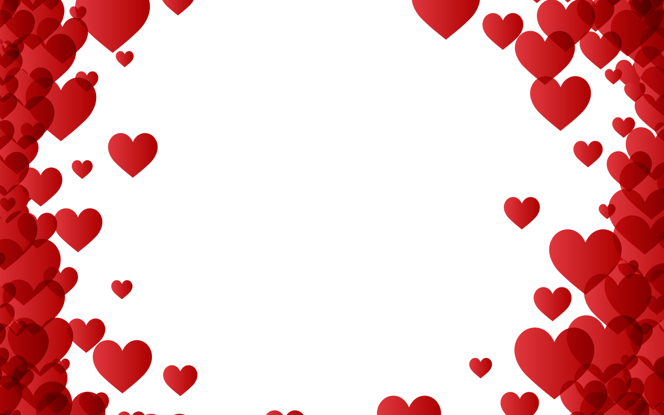 Heart Valentines Border Day Free Transparent Image HD Transparent PNG Image