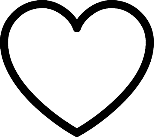 Heart Vector Black Free Clipart HQ Transparent PNG Image