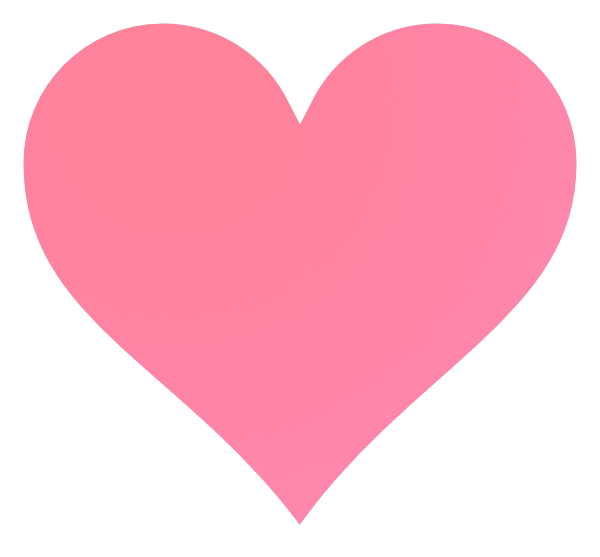 Pink Heart Vector Free PNG HQ Transparent PNG Image