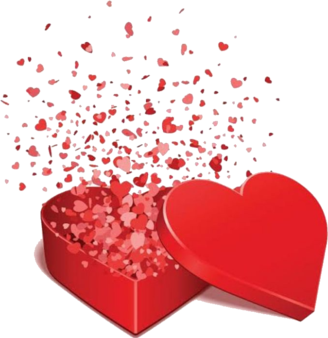 Box Surprise Heart Free Download PNG HQ Transparent PNG Image