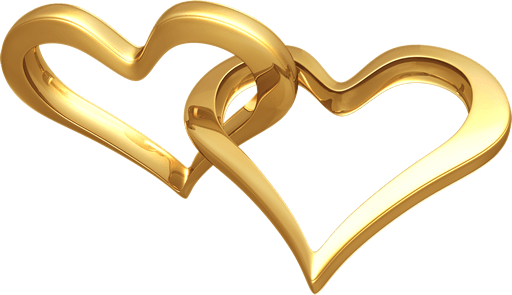 Heart Shiny Gold PNG Free Photo Transparent PNG Image