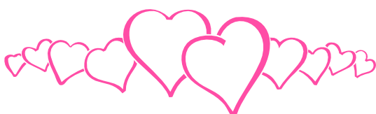 Hot Pink Heart Clipart Transparent PNG Image