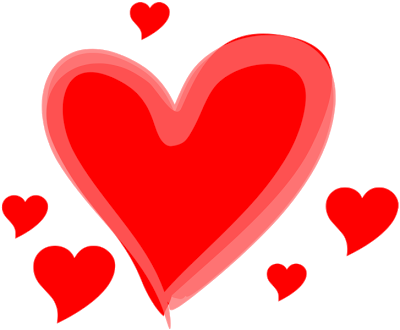 Dark Red Heart Photos Transparent PNG Image