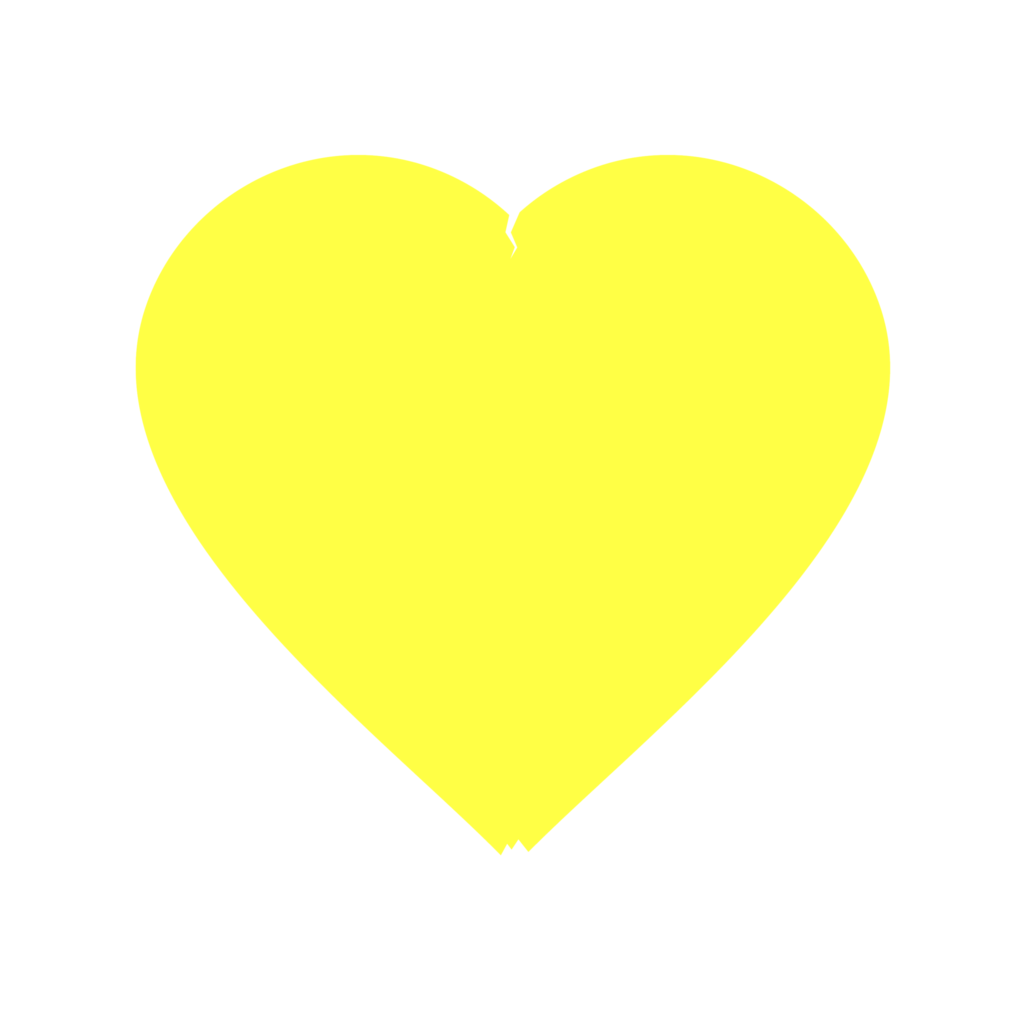 Yellow Heart File Transparent PNG Image