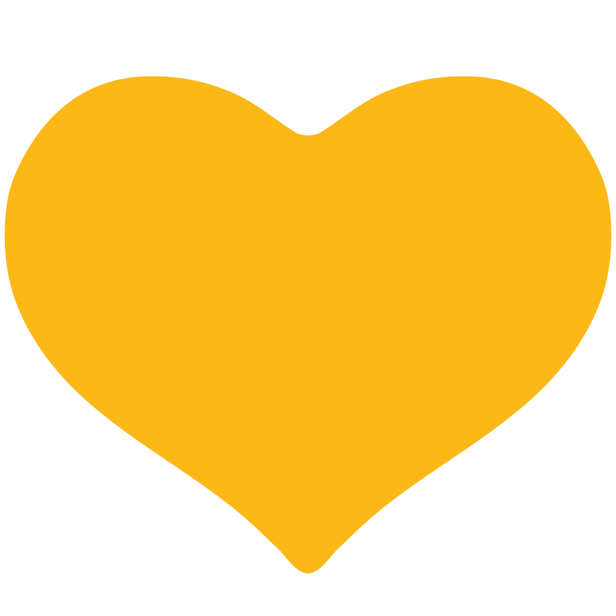 Yellow Heart Clipart Transparent PNG Image