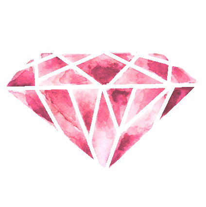 Pink Diamond Heart Transparent Transparent PNG Image