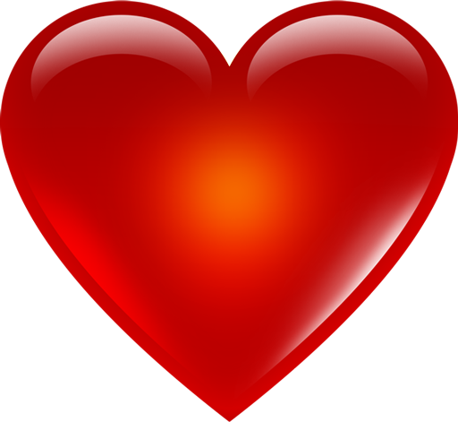 3D Red Heart Transparent Transparent PNG Image