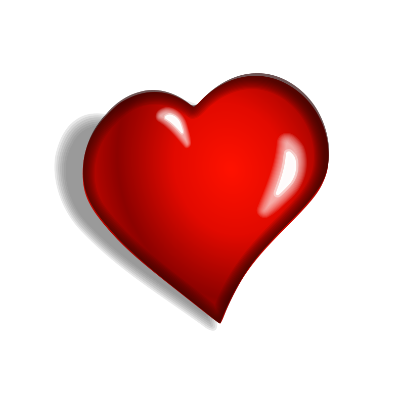 Dark Red Heart Free Download Transparent PNG Image