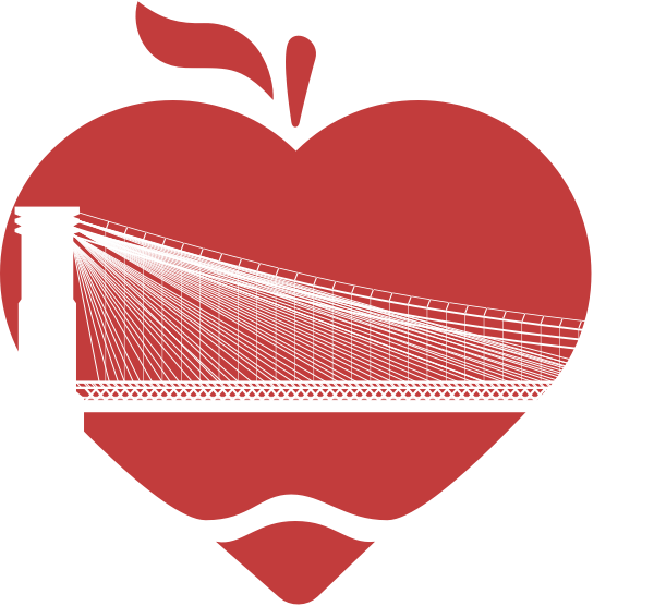 Bridge Acquaintance Apple Heart Mockup Brooklyn Logo Transparent PNG Image