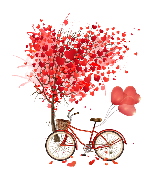 Heart Heart-Shaped Valentine'S Illustration Vector Balloons Day Transparent PNG Image