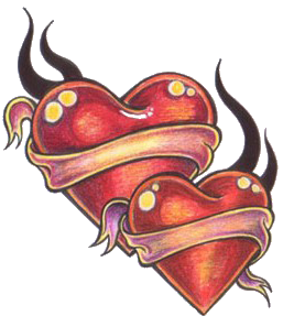 Heart Tattoos Png Pic Transparent PNG Image