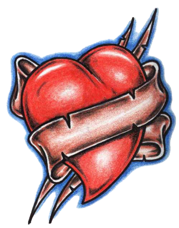 Heart Tattoos Png Picture Transparent PNG Image