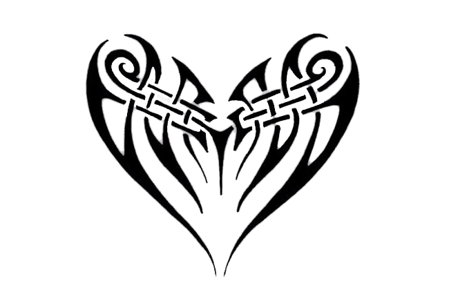 Heart Tattoos Transparent Transparent PNG Image