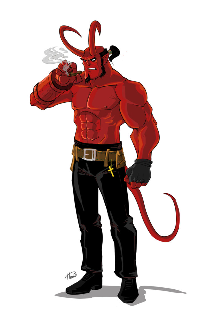 Hellboy Transparent Background Transparent PNG Image