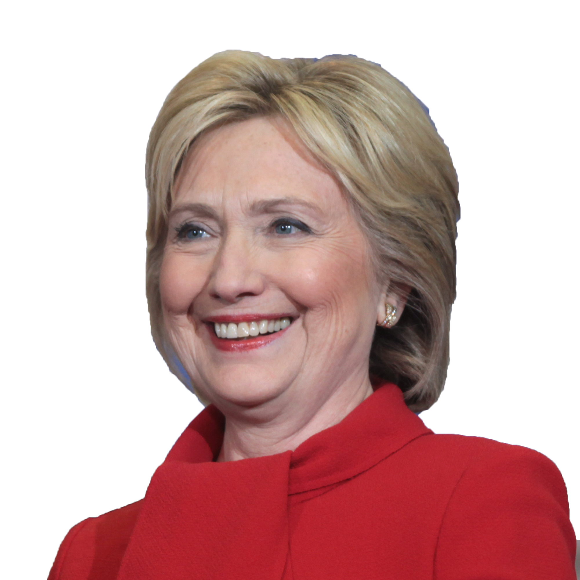 Smiling Clinton Hillary Download HQ Transparent PNG Image