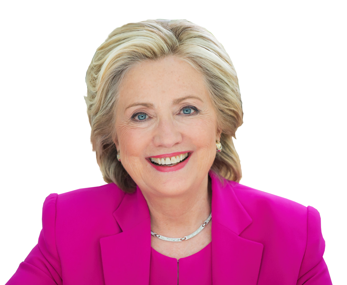 Smiling Clinton Hillary Free HQ Image Transparent PNG Image