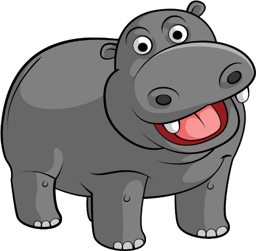 Hippo Grey Free PNG HQ Transparent PNG Image