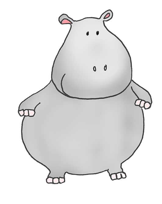 Hippo Vector Free HD Image Transparent PNG Image