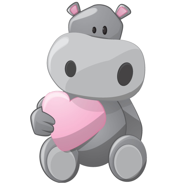 Hippo Vector Free Clipart HD Transparent PNG Image