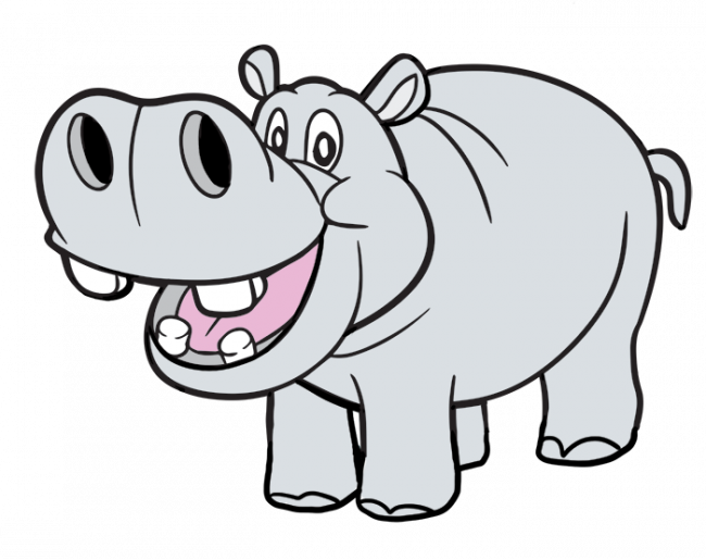 Hippo Vector Free Transparent Image HD Transparent PNG Image