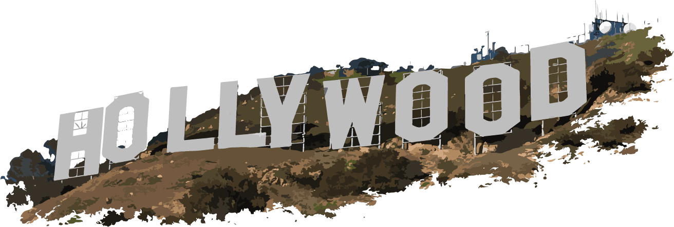 Hollywood Sign Clipart Transparent PNG Image