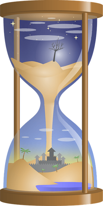 Of Fantasy Sands Time Table Hourglass Transparent PNG Image