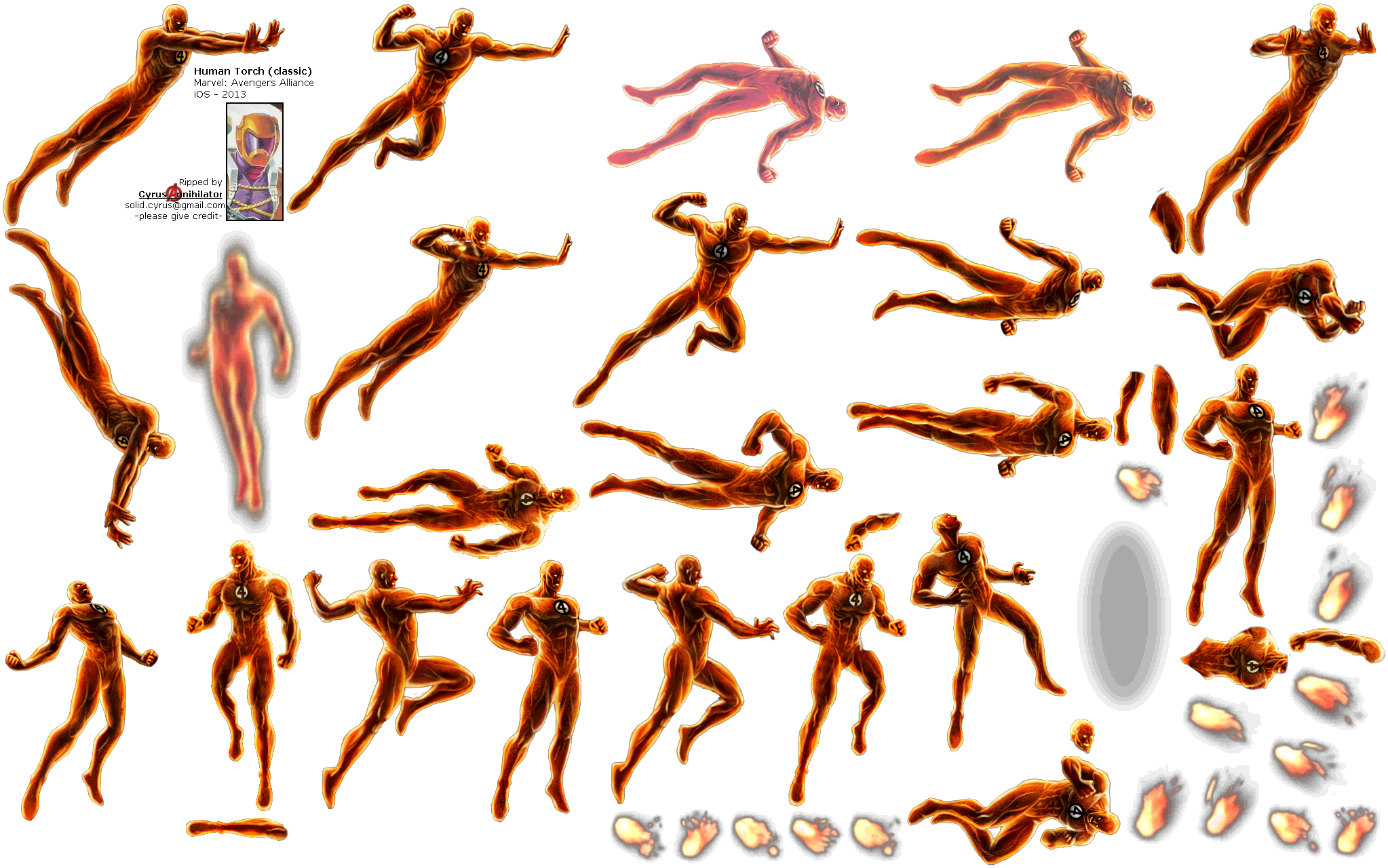 Human Torch Clipart Transparent PNG Image