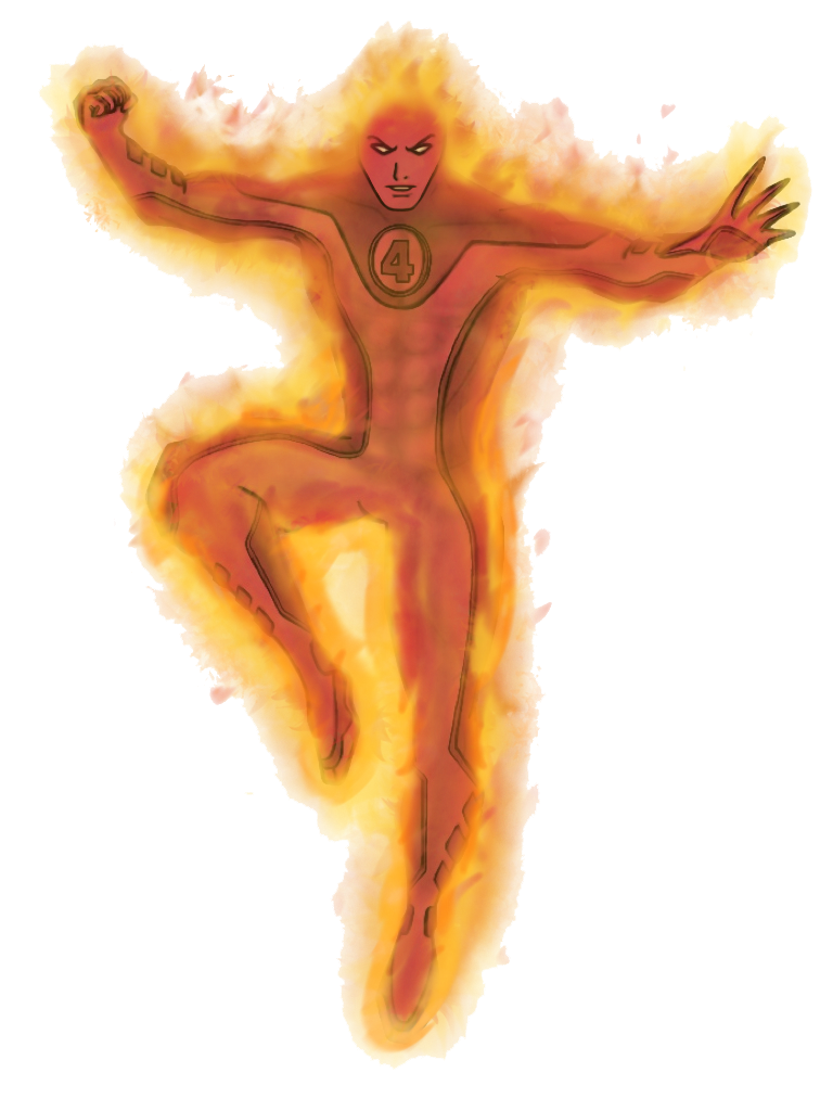 Human Torch Transparent Transparent PNG Image