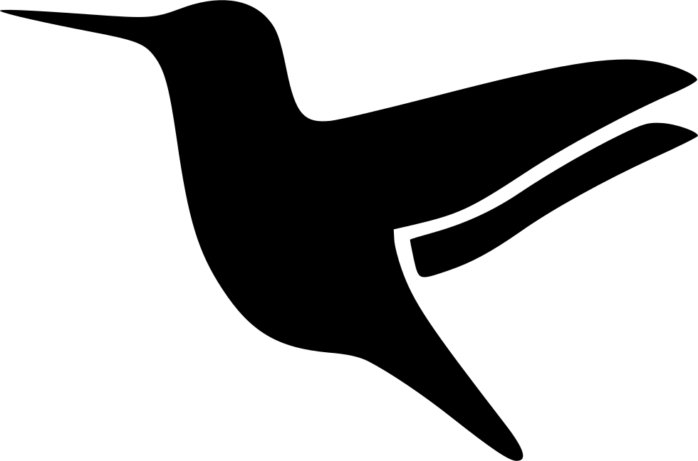 Silhouette Pic Black Hummingbird Free Transparent Image HQ Transparent PNG Image