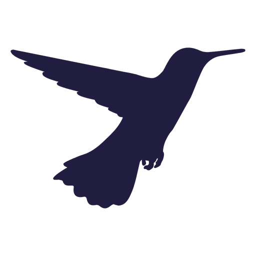 Silhouette Hummingbird HQ Image Free Transparent PNG Image