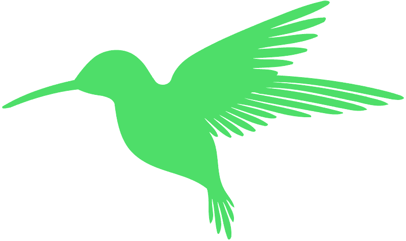 Silhouette Hummingbird HD Image Free Transparent PNG Image